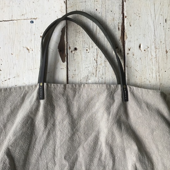 NEW Anthropologie HEMP BAG reversible TOTE $128 - Picture 4 of 4